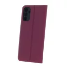 Smart Soft Apple iPhone 16 Pro Max (6.9) oldalra nyíló mágneses könyv tok szilikon belsővel burgundi