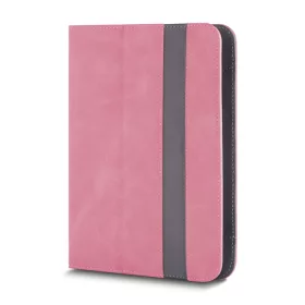Univerzális 12-13" kinyitható műbőr tablet tok pink