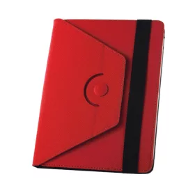   Univerzális 9 - 11" 360 fokban forgatható műbőr tablet tok piros