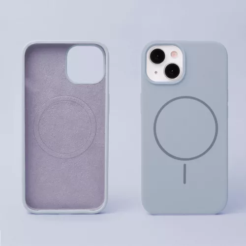 Silicon Thin Mag Apple iPhone 17 Pro / 18 Pro Magsafe TPU tok világoskék
