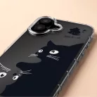 Ultra Trendy - Samsung S731B Galaxy S25 FE mintás ütésűálló szilikon tok (Black cat)