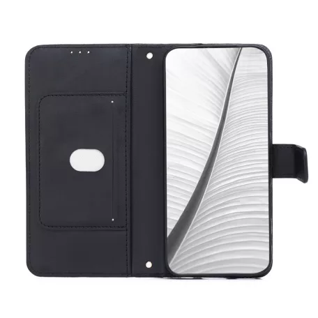 Smart Triangle Samsung S942 Galaxy S26 oldalra nyíló könyvtok szilikon belsővel fekete