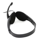 Freestyle HIFI sztereó fejhallgató állítható mikrofonnal, Jack csatlakozóval fekete