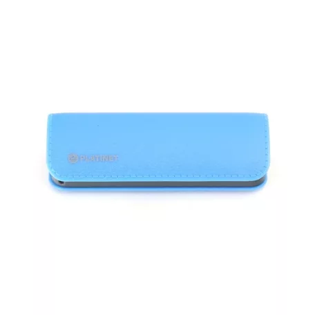 Platinet power bank 2600mAh USB 5V 1A micro USB adatkábellel kék 5W
