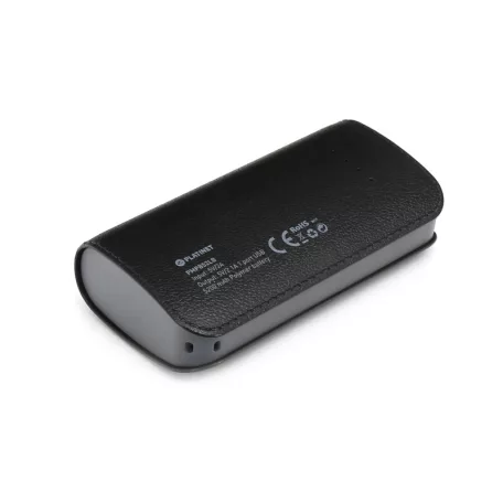 Platinet power bank 5200mAh USB 5V 2.2A micro USB adatkábellel fekete 11W