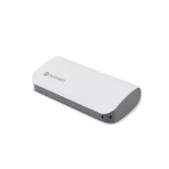   Platinet power bank 5200mAh USB 5V 2.2A micro USB adatkábellel fehér 11W