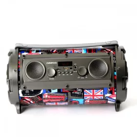   Omega OG72 bazooka bluetooth hangszóró, 5.25", 16W (2*8W), BT V4.2, USB, MicroSD, fekete (OG72P)