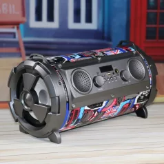   Omega OG72 bazooka bluetooth hangszóró, 5.25", 16W (2*8W), BT V4.2, USB, MicroSD, fekete (OG72P)