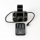 Omega F28 autós bluetooth kihangosító + FM Transmitter, BT V2.1+EDR, LCD kijelző, USB, MicroSD, mikrofon (OUTF28)