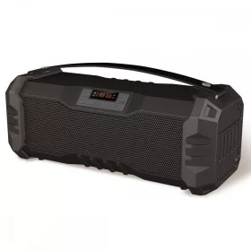   Platinet PMG75B boombox IP5X bluetooth hangszóró, 11W (2*5,5W), BT V4.2, FM, AUX, USB, MicroSD, fekete