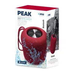   Platinet PMG13 IP5X bluetooth hangszóró, 10W (2*5W), BT V4.2, AUX, USB, MicroSD, piros