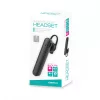 Omega R640 mono bluetooth headset, BT V5.0, zajszűrős mikrofonnal, fekete
