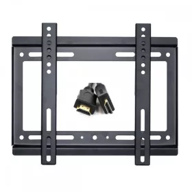   Omega Max Vesa 200 állítható fali TV tartó 14"-42", 1,5M 4K HDMI kábellel