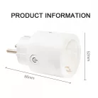 Platinet Smart WIFI okos töltőaljzat 3680W/16A, Alexa, Google Home