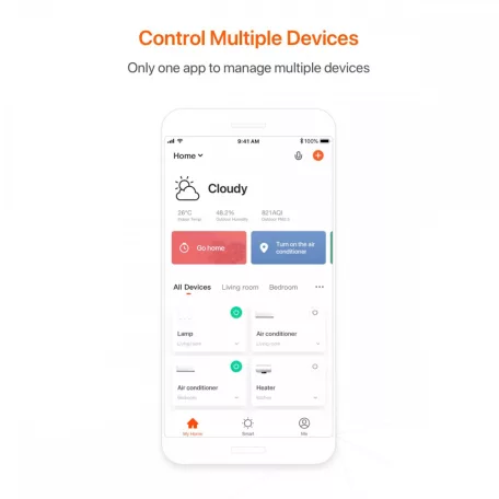 Platinet Smart WIFI okos töltőaljzat 3680W/16A, Alexa, Google Home