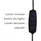 Platinet PMRL3 Ring Light 3" Led selfielámpa telefontartóval és állvánnyal