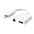 Platinet Apple Lightning - töltő és 3,5mm jack audio adatkábel PMMA9826