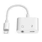 Platinet Apple Lightning - töltő és 3,5mm jack audio adatkábel PMMA9826