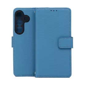   Smart Triangle Samsung A576 Galaxy A57 5G oldalra nyíló könyvtok szilikon belsővel kék