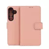 Smart Triangle Samsung Galaxy A57 5G oldalra nyíló könyvtok szilikon belsővel pink