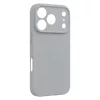 Silicon Case Samsung Galaxy A17 4G / A17 5G / A18 5G kameravédős szilikon tok ezüst