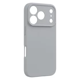   Silicon Case Samsung Galaxy A17 4G / A17 5G / A18 5G kameravédős szilikon tok ezüst