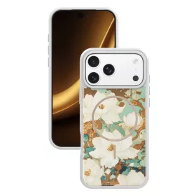   Golden Autumn Apple iPhone 17 Pro Max / iPhone 18 Pro Max mintás MagSafe TPU / PC tok szürke