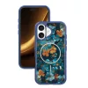 Golden Autumn Apple iPhone 17 mintás MagSafe TPU / PC tok kék