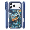 Golden Autumn Apple iPhone 17 Pro / iPhone 18 Pro mintás MagSafe TPU / PC tok kék