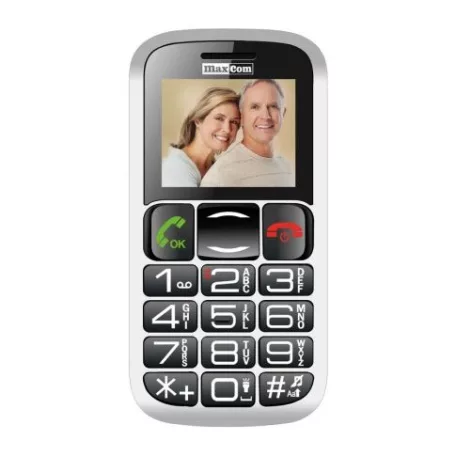 Maxcom MM462BB mobiltelefon, kártyafüggetlen, extra nagy gombokkal, vészhívóval (magyar nyelvű menüvel)
