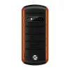 Maxcom MM901 mobiltelefon, dual sim-es kártyafüggetlen, ütés-, por-, víz (IP67)- és sár ellen narancs (magyar nyelvű menüvel)