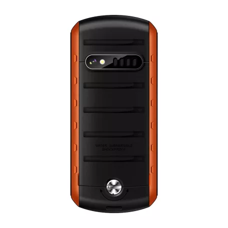 Maxcom MM901 mobiltelefon, dual sim-es kártyafüggetlen, ütés-, por-, víz (IP67)- és sár ellen narancs (magyar nyelvű menüvel)