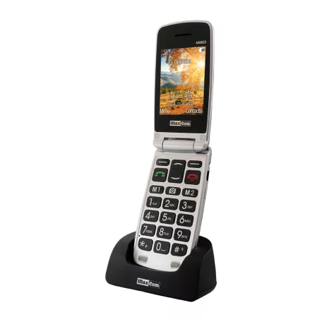 Maxcom MM823 mobiltelefon kártyafüggetlen, vészhívóval fekete (magyar nyelvű menüvel)