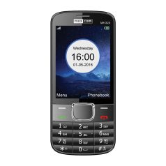   Maxcom MM320 mobile phone, metal housing, unlocked, bluetooth, fm radio, black