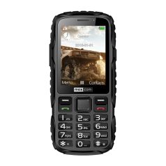   Maxcom MM920 mobiltelefon, kártyafüggetlen-, ütés-, por-, víz (IP67)- és sár ellen fekete (magyar nyelvű menüvel)