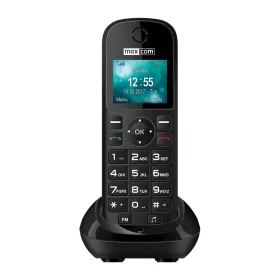  Maxcom MM35D mobiltelefon asztali töltővel, egy sim-es, kártyafüggetlen, fm rádiós fekete (magyar nyelvű menüvel)