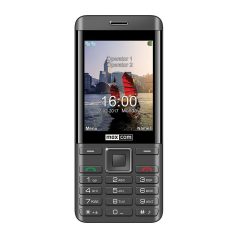   Maxcom MM236 mobiltelefon, dual sim-es kártyafüggetlen, bluetooth-os, fm rádiós fekete-szürke (magyar nyelvű menüvel)