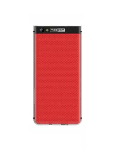 Maxcom MM760 dual sim-es kártyafüggetlen mobiltelefon bluetooth-os, fm rádiós piros (magyar nyelvű menüvel)