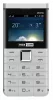 Maxcom MM760 dual sim-es kártyafüggetlen mobiltelefon bluetooth-os, fm rádiós fehér (magyar nyelvű menüvel)