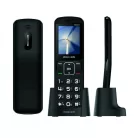 Maxcom MM32D mobiltelefon asztali töltővel, egy sim-es, kártyafüggetlen, fekete (magyar nyelvű menüvel)