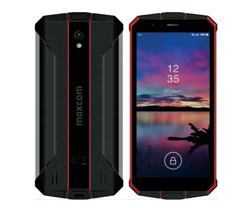 Maxcom MS507 3/32GB érintős mobiltelefon, dual sim-es, NFC, IP68, ütés- , por-, vízálló, quad core, Android 9.0 (magyar nyelvű menüvel), 5 inch