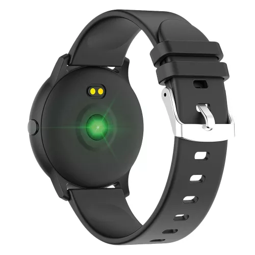 Maxcom Fit FW32 Neon fekete IP67 vízálló okosóra pulzus és vérnyomásmérővel