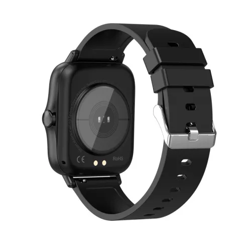 Maxcom Fit FW55 Aurum Pro fekete vízálló okosóra magyar menüvel, pulzus és vérnyomásmérővel