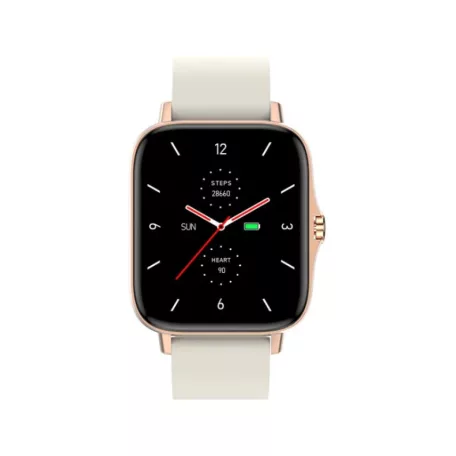 Maxcom Fit FW55 Aurum Pro arany vízálló okosóra magyar menüvel, pulzus és vérnyomásmérővel mikrofonnal