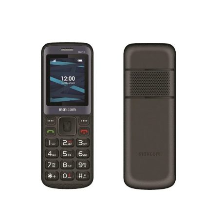 Maxcom MM718L 4G mobiltelefon, dual sim-es kártyafüggetlen, fekete (magyar nyelvű menüvel)