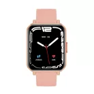 Maxcom FW56 Carbon Pro arany vízálló okosóra pulzus és vérnyomásmérővel mikrofonnal