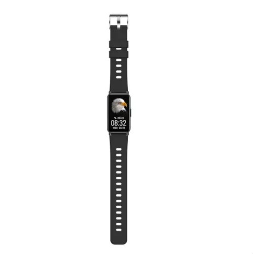 Maxcom FW53 Nitro GPS fekete IP68 vízálló okosóra  magyar menüvel, pulzus és vérnyomásmérővel