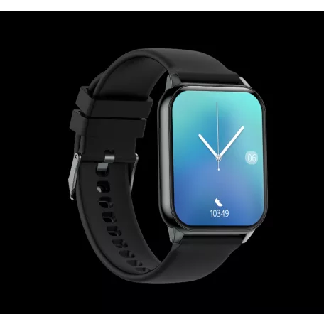 Maxcom FW25 Arsen Pro fekete matt IP67 vízálló okosóra magyar nyelvű menüvel pulzus és vérnyomásmérővel mikrofonnal