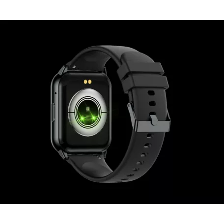 Maxcom FW25 Arsen Pro fekete matt IP67 vízálló okosóra magyar nyelvű menüvel pulzus és vérnyomásmérővel mikrofonnal