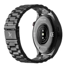 Maxcom FW66 Iron R fekete vízálló fémházas AMOLED okosóra pulzus és vérnyomásmérővel